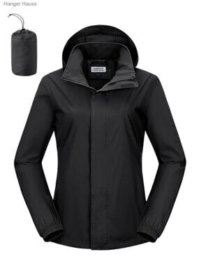 Packable Ultralight Waterproof Rain Jacket with Hood